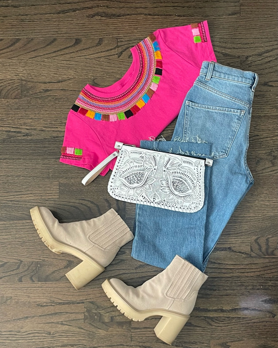 Maya Embroidered T-shirt