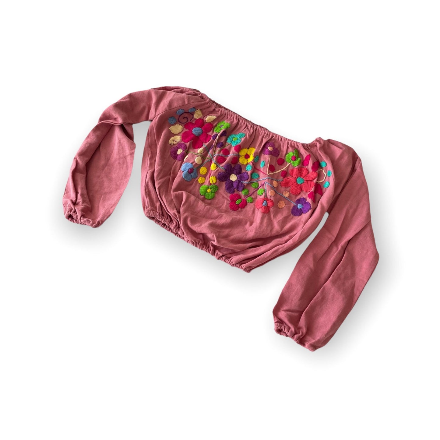 Zuly Embroidered Crop Top