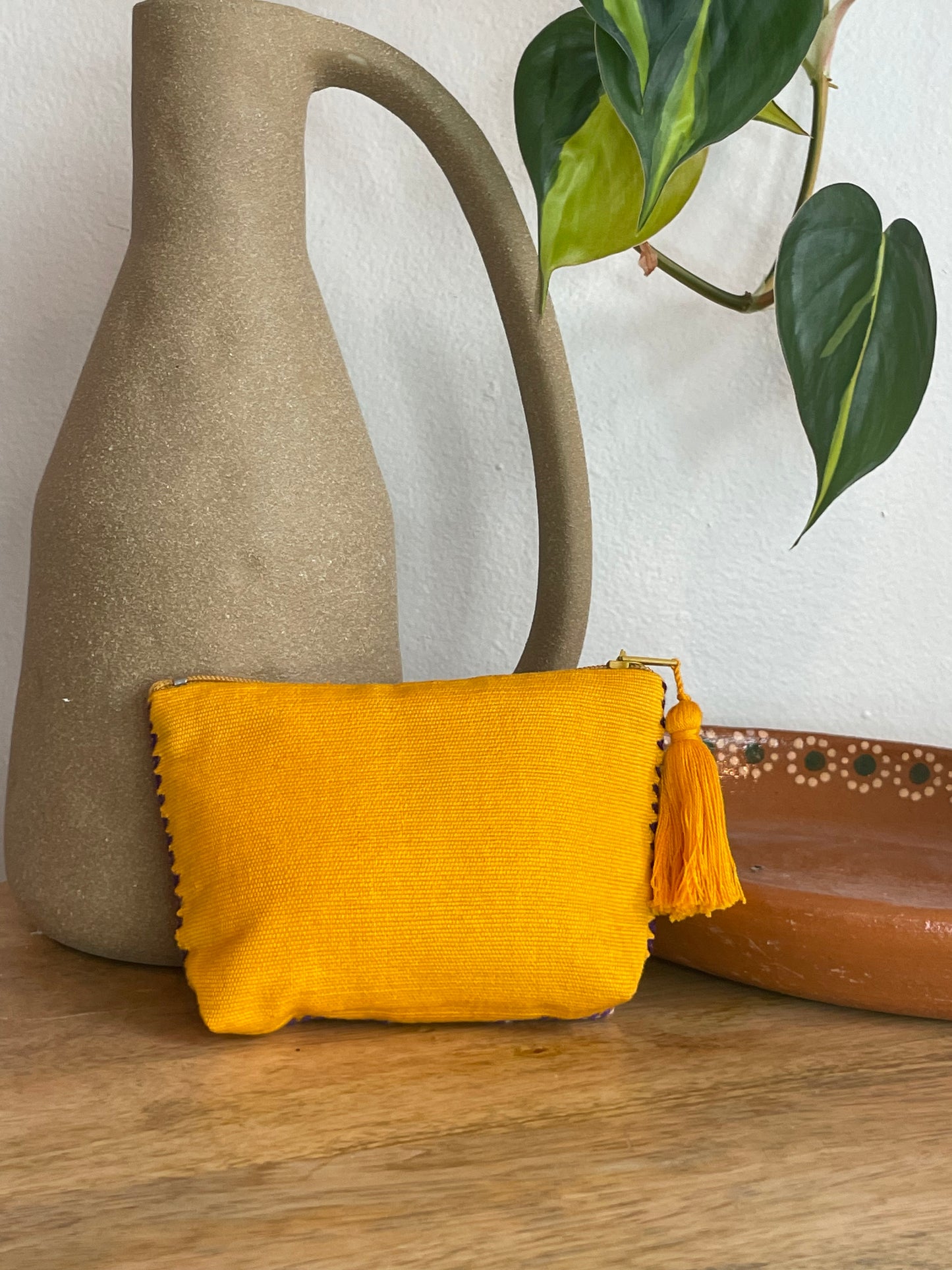 Xochitl Monedero de Telar de Cintura