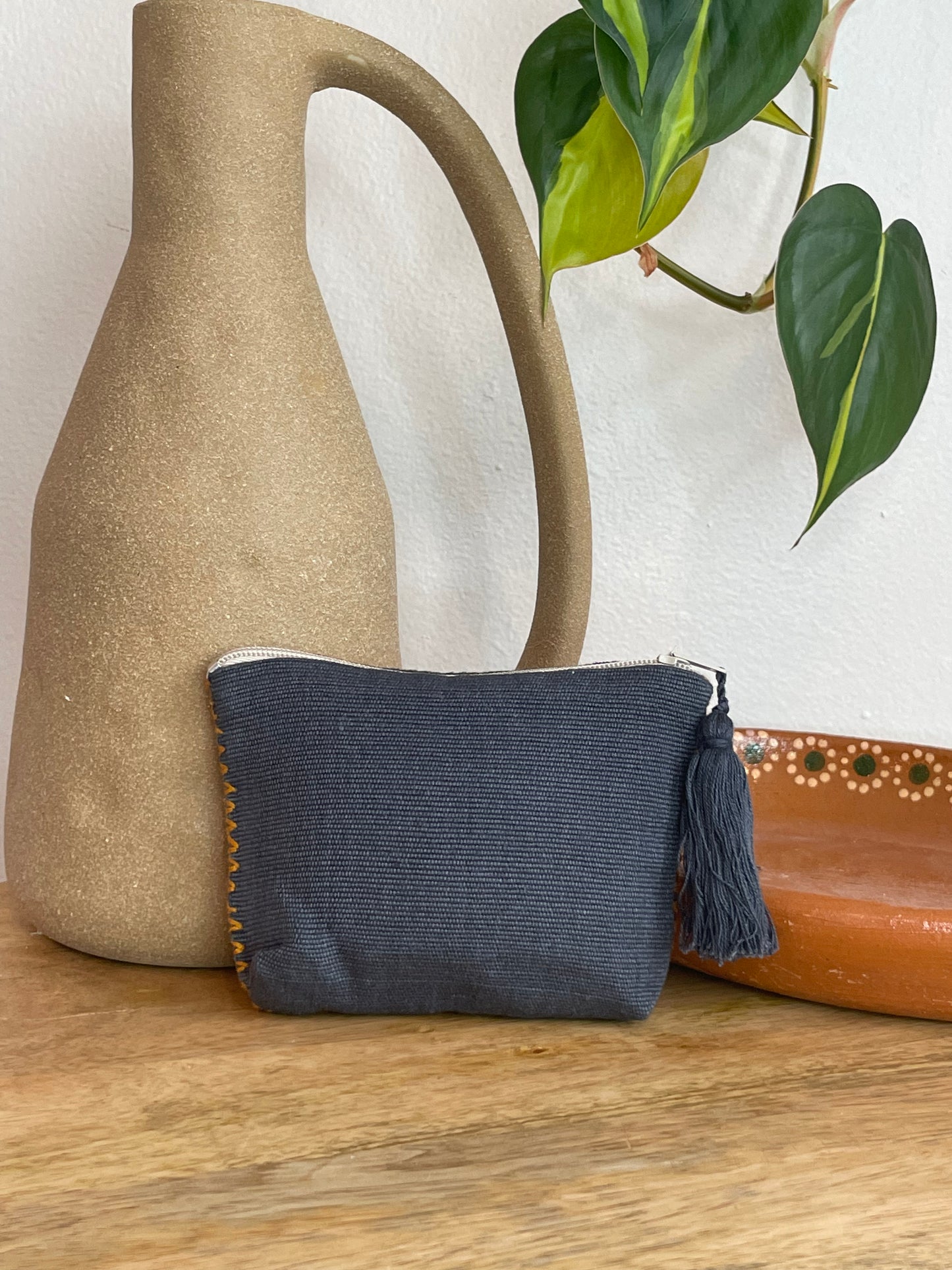 Xochitl Monedero de Telar de Cintura