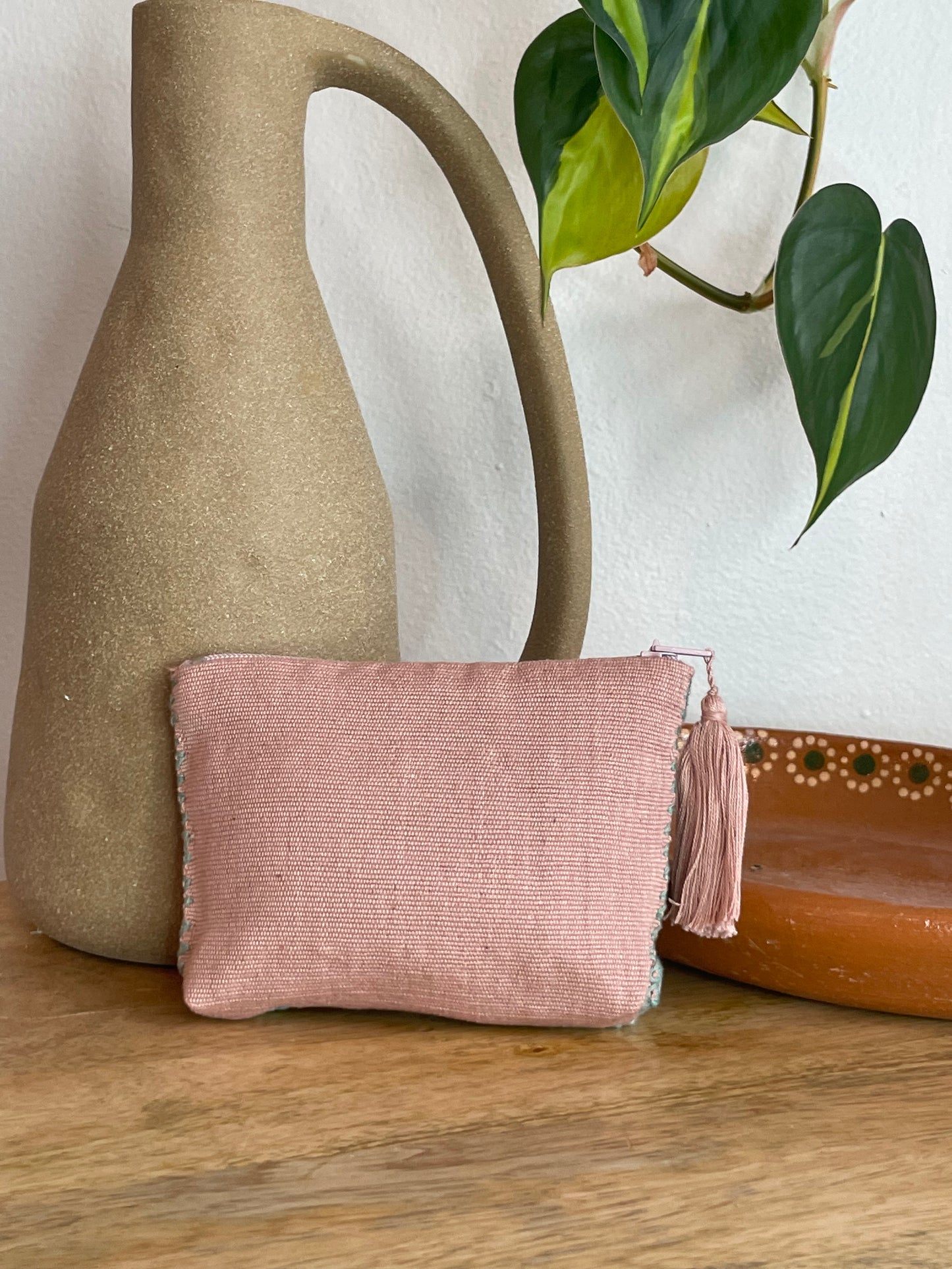 Xochitl Monedero de Telar de Cintura