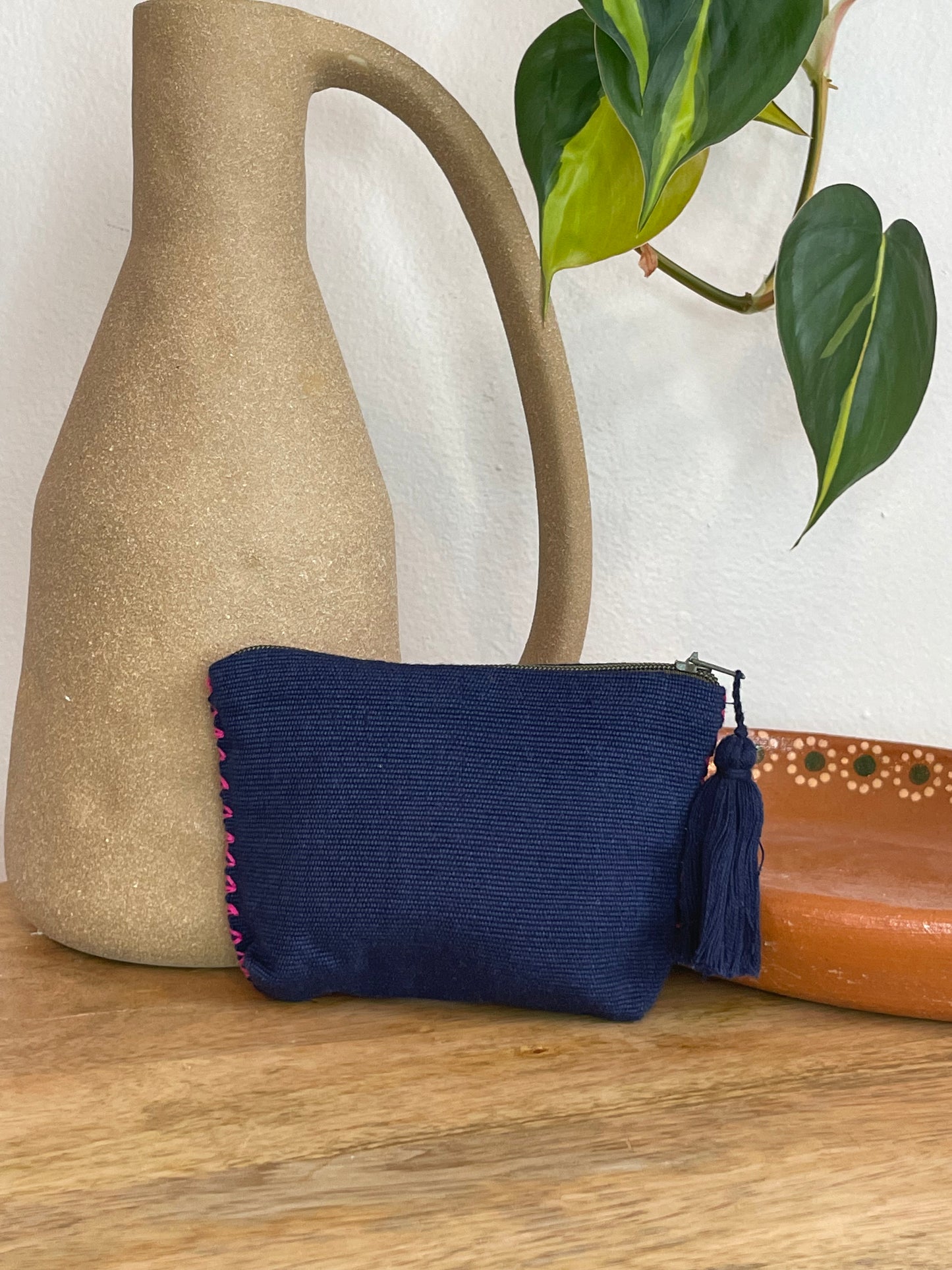 Xochitl Monedero de Telar de Cintura